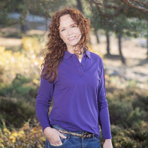 Ladies' polo shirt long sleeves - Image 19